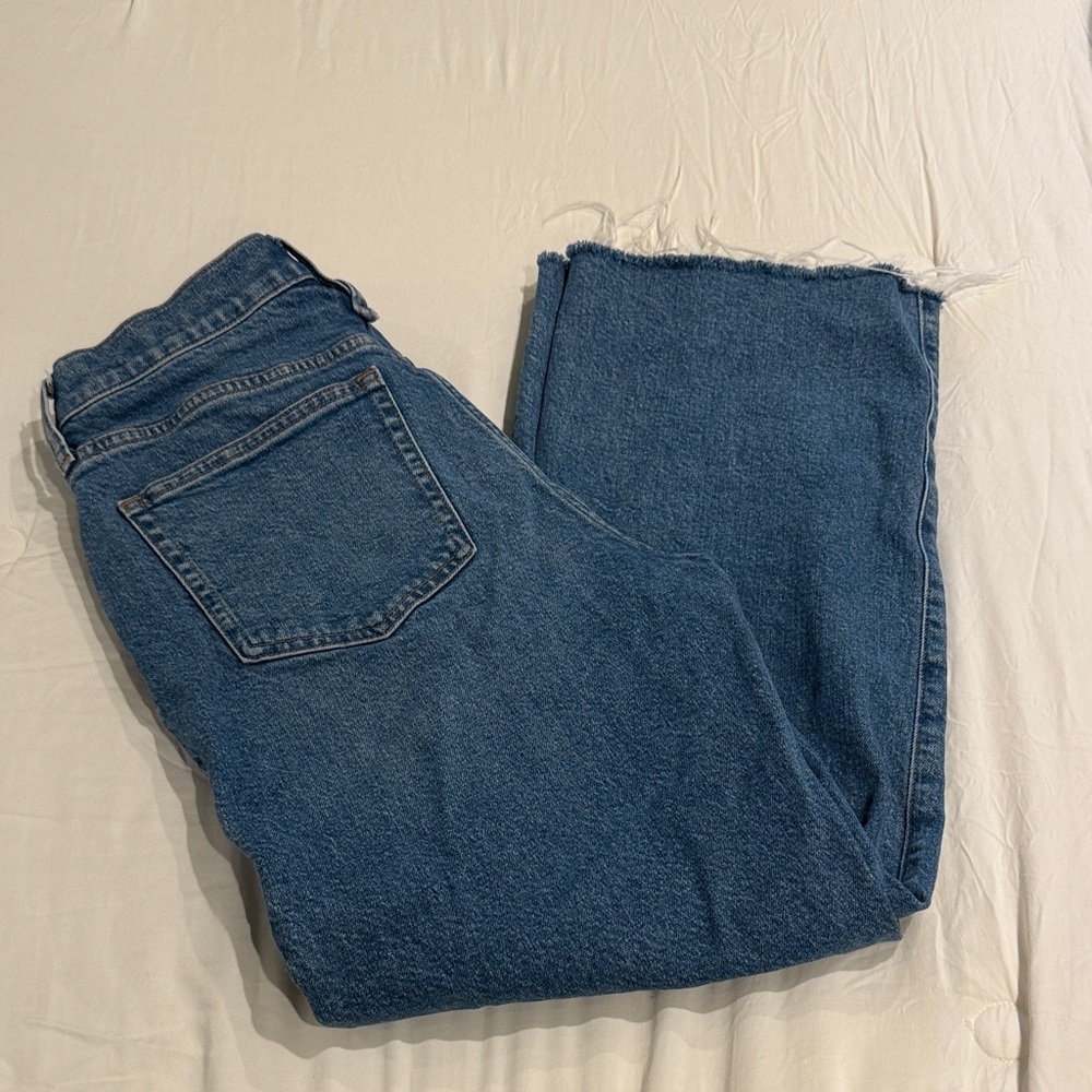J Crew Slim Wide Leg Jeans